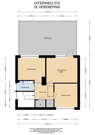 Floorplan - Uiterweg 373, 1431 AL Aalsmeer